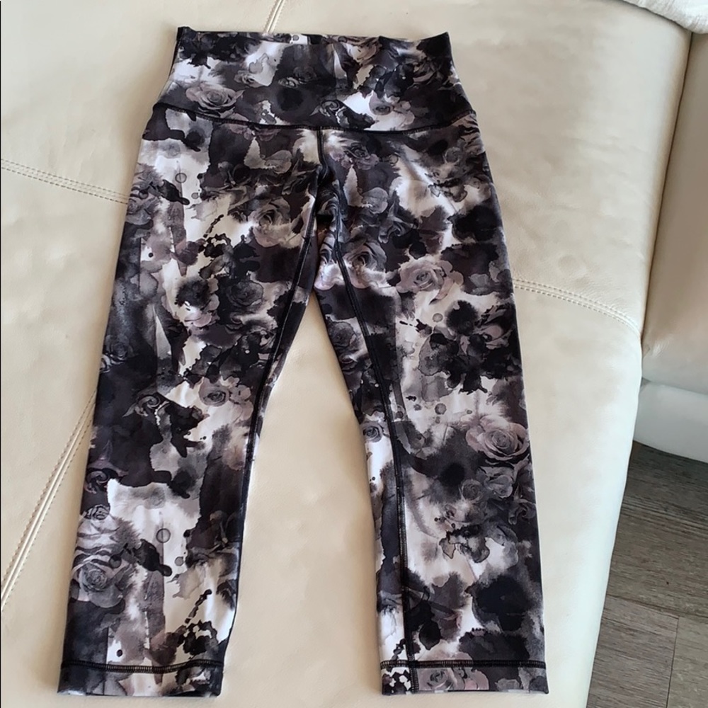Lululemon high waist floral legging